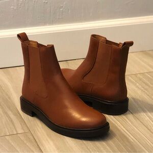 Madewell Leather Chelsea Booties